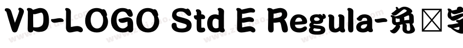 VD-LOGO Std E Regula字体转换